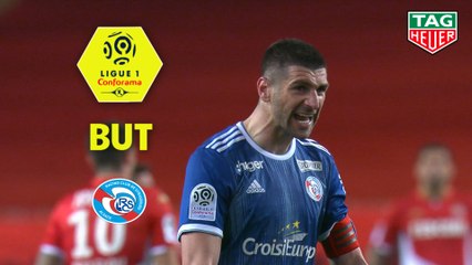 But Stefan MITROVIC (74ème) / AS Monaco - RC Strasbourg Alsace - (1-3) - (ASM-RCSA) / 2019-20
