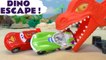 Hot Wheels Dinosaur Escape with Disney Pixar Cars 3 Lightning McQueen vs Toy Story 4 Forky and Funny Funlings in this Family Friendly Full Episode English Racing
