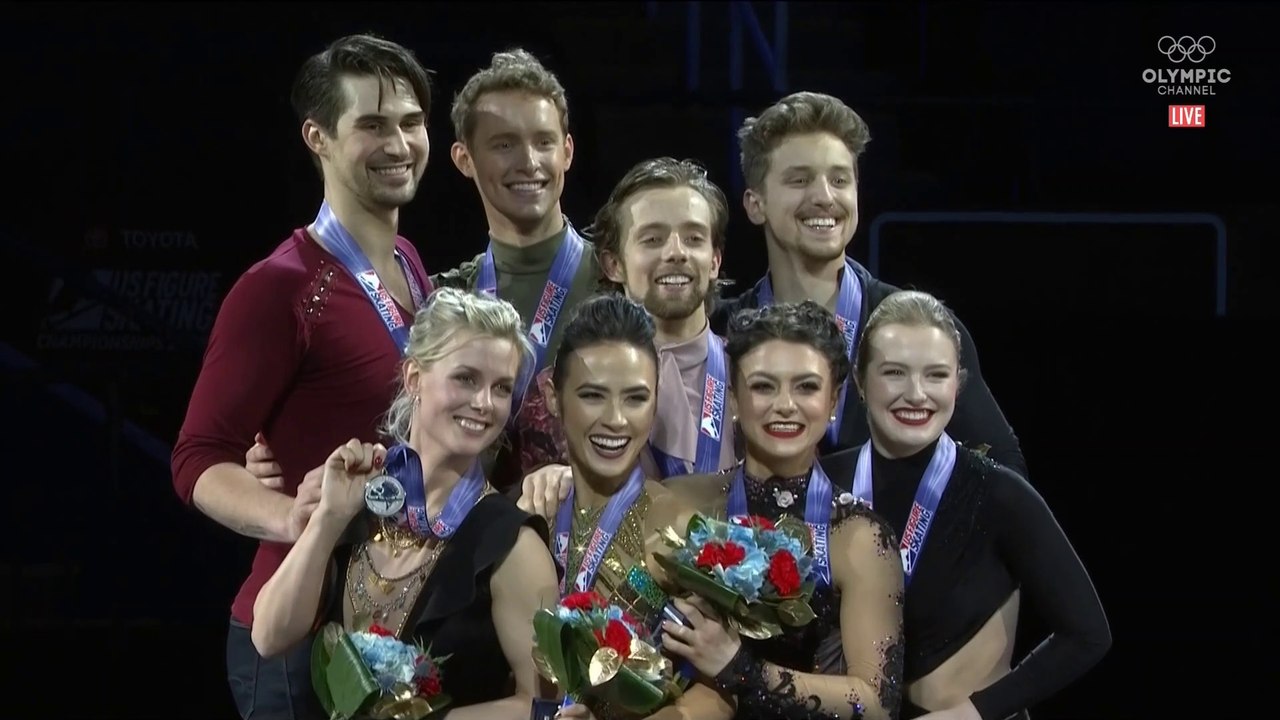 U.S. Nationals 2020 Ice Dance Victory Ceremony