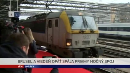 Nočný vlak Wien - Bruxelles opäť jazdí