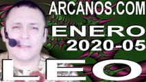 LEO ENERO 2020 ARCANOS.COM - Horóscopo 26 de enero al 1 de febrero de 2020 - Semana 05