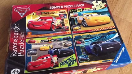 Puzzle Cars Ravensburger 4 puzzles de 42 pieces