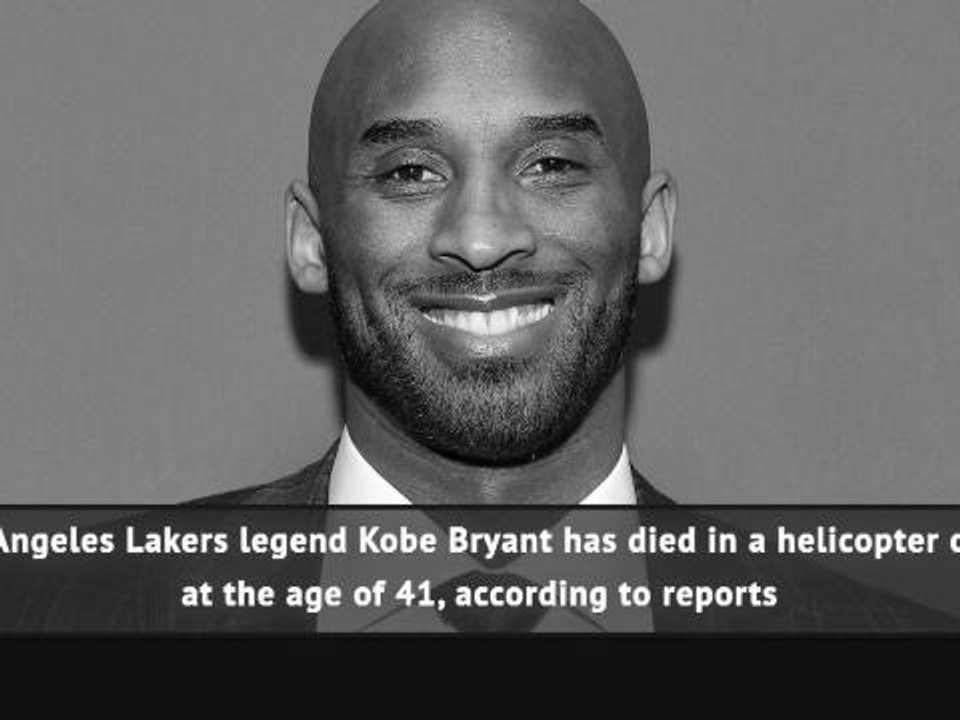 Kobe Bryant, Los Angeles Lakers Legend, Dead at 41