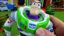 Toy Story Toys Thrift Store Haul Sneak Peek NEW Zurg Woody Bullseye Jessie Dinosaur Rex Talking Toys