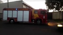 Suposto incêndio a residência mobiliza Bombeiros a Av. Piquiri
