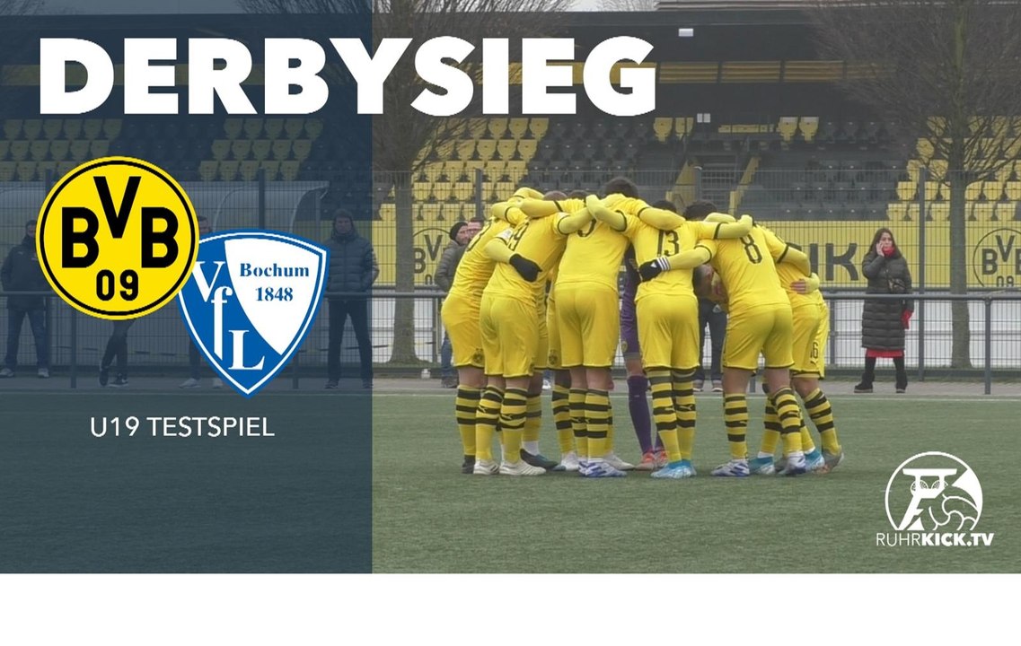 Torfestival beim Derby | Borussia Dortmund U19 - VfL Bochum U19 (Testspiel)