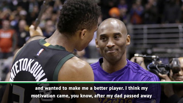 Kobe gave me 'the flame' to be MVP - Giannis