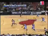 Kenyon Martin receives the beautiful touch pass from Carmelo