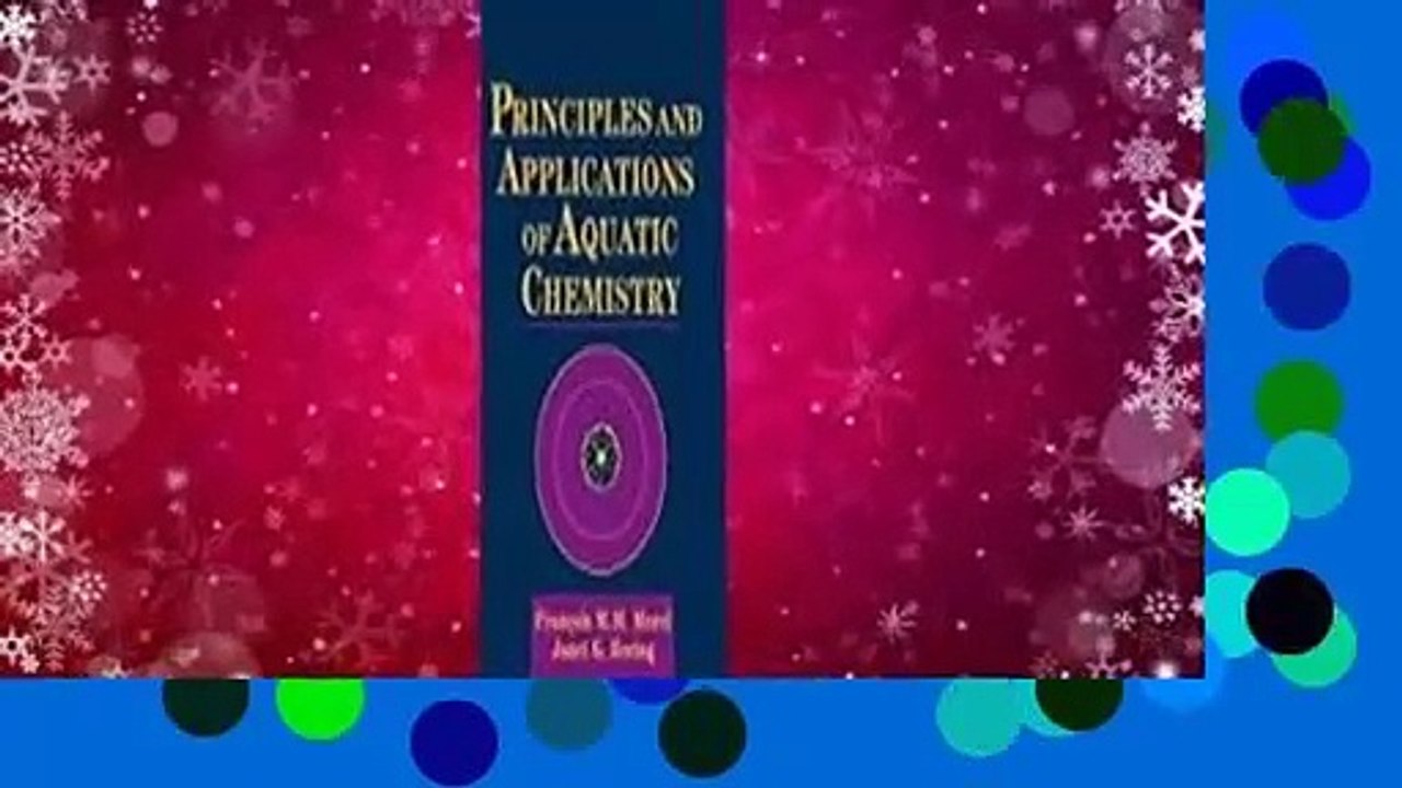 Full version  Principles and Applications of Aquatic Chemistry Complete