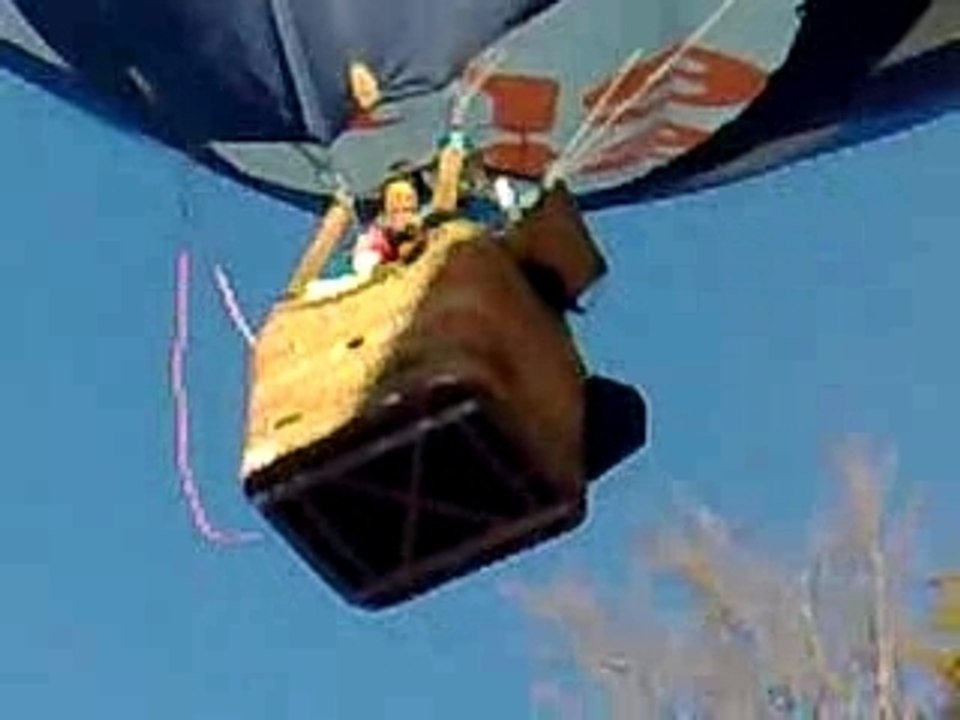 Décollage montgolfière Sery Ouest aux Carroz