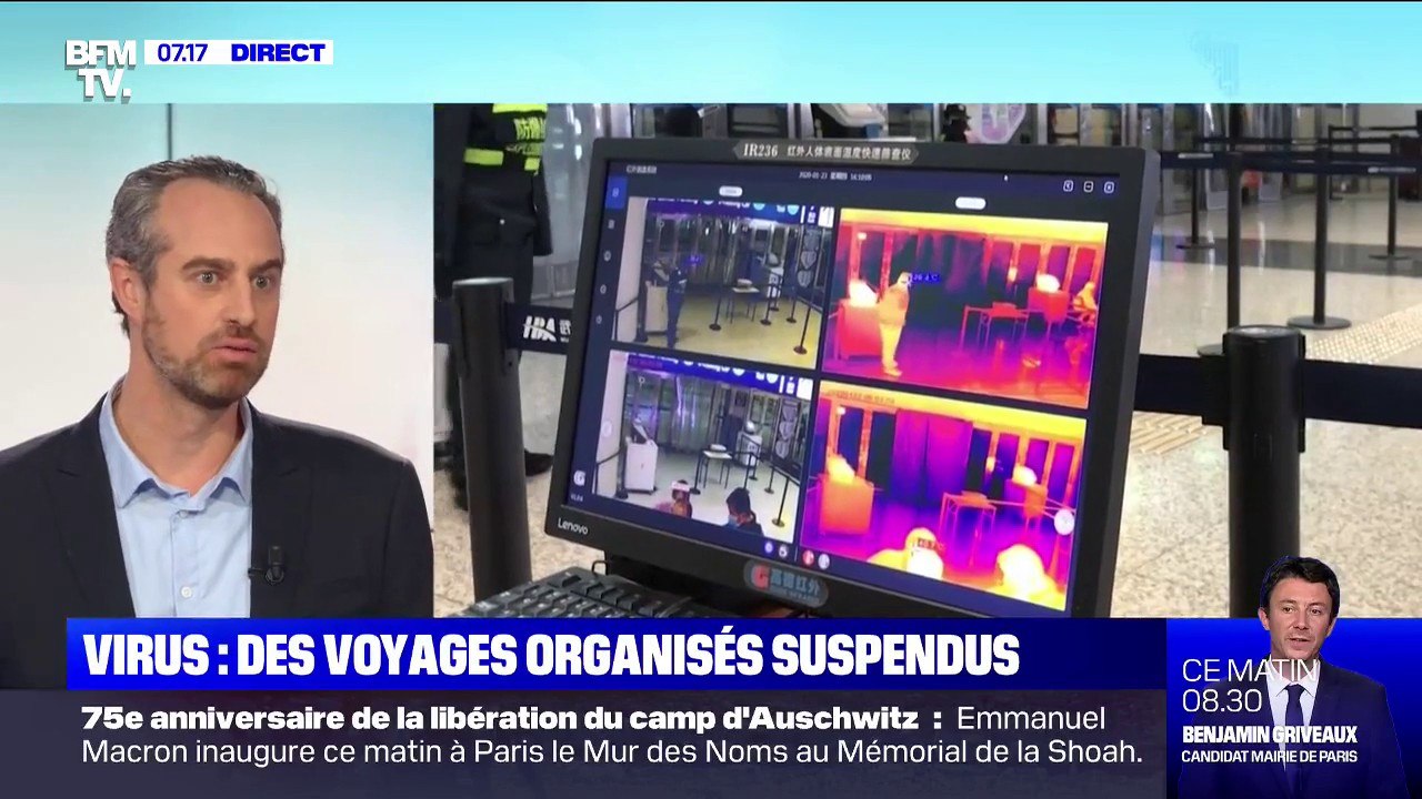 Coronavirus: le PDG d'Asia Voyages, explique qu'ils ont suspendu leurs voyages vers la Chine du fait de "la fermeture des sites touristiques"