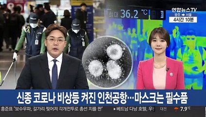 신종 코로나 비상등 켜진 인천공항…마스크는 필수품