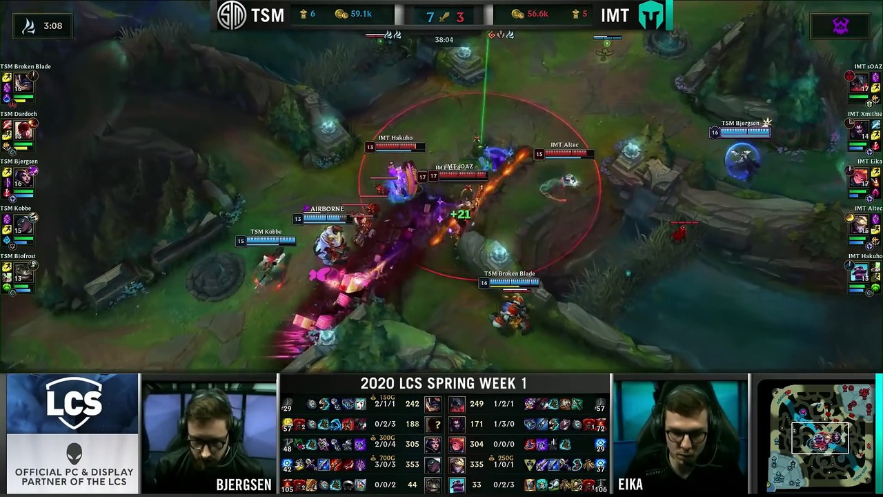 LCS Highlights ALL GAMES Week 1 Day 2 Spring 2020