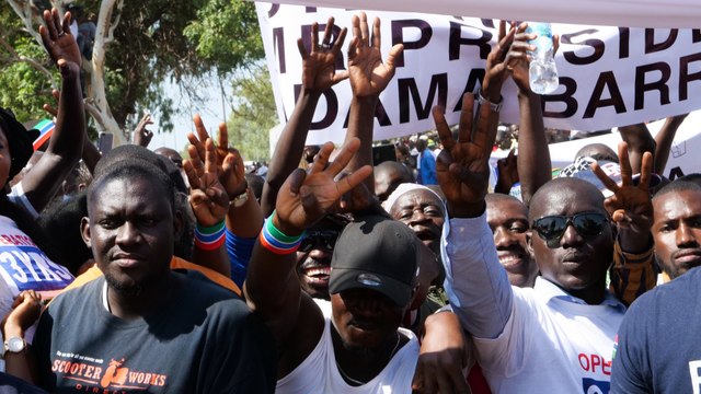Three dead in protest against Gambian leader Adama Barrow