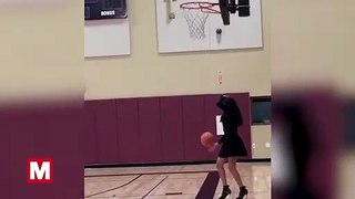 Kobe Bryant’s daughter practices basketball skills weeks before her tragic death
