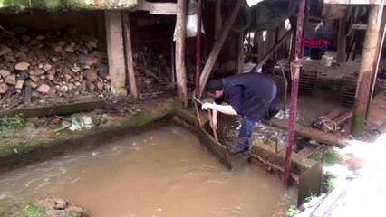 Bartın tarihi su değirmeni 300 yıldır dönüyor