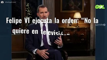 Felipe VI ejecuta la orden: “No la quiere en televisión”. Y se la cargan. ¡Ojo con esto!