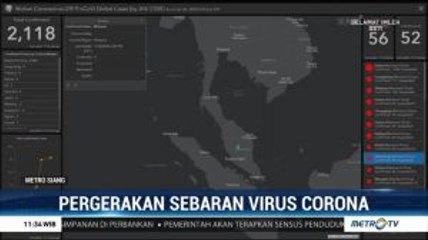 Penyebaran Virus Corona di Dunia Bisa Dipantau di Sini