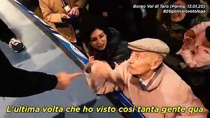 Salvini- Tanta gente come quando De Gasperi buttò fuori i comunisti (25.0.20)
