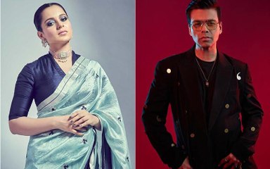Kangana Ranaut Ends Nepotism Fight With KJo, Wishes Fellow Padma Awardee,He Rose To Top Because Of Own Efforts