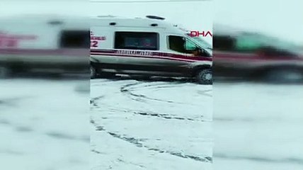 Drift yapan ambulansa soruşturma başlatıldı