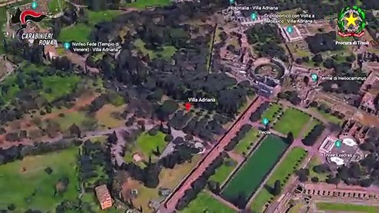 Roma - Spaccio tra i reperti archeologici (27.01.20)