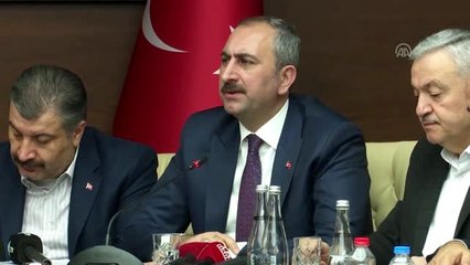 Bakan Gül: "(Elazığ'daki deprem) Tüm cezaevindeki mahkum ve tutukluların sağlık durumları iyidir,...