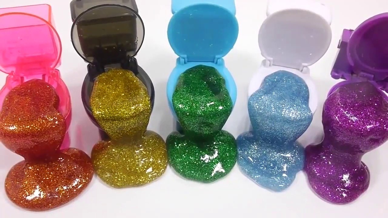 DIY How To Make Colors Sand Phone Learn Colors Slime Toilet Glitter Poop Jelly Icecream
