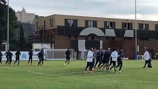 OM : les Olympiens à l'entraînement sans Benedetto, Alvaro, Radonjic et Thauvin