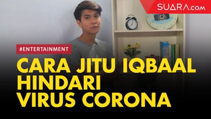 Hindari Virus Corona, Iqbaal Ramadhan Terapkan Kebersihan