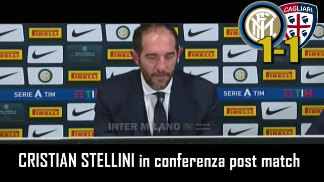 INTER-CAGLIARI 1-1: CRISTIAN STELLINI vice di ANTONIO CONTE in CONFERENZA STAMPA – INTEGRALE