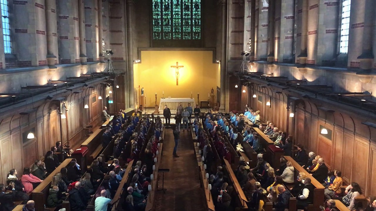 Primary school pupils from across the region join VOCES8 for musical workshops