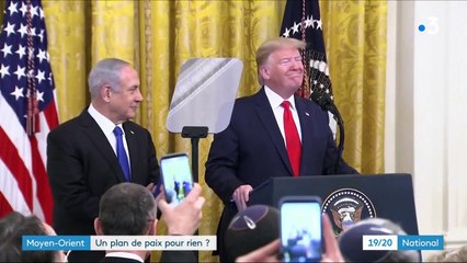 Moyen-Orient : le plan de paix décrié de Donald Trump