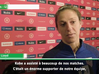 Décès de Kobe Bryant - Lloyd : "Un vrai champion, quelqu'un que j'idolâtrais"