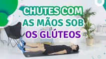 Chutes com as mãos sob os glúteos - Sou Fitness