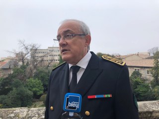 Le Préfet du Gard, Didier Lauga, réagit après des tirs de kalachnikov  à Nîmes quartier Pissevin