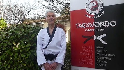 Castries : à 80 ans, Tony Picarel obtient sa ceinture noire de taekwondo
