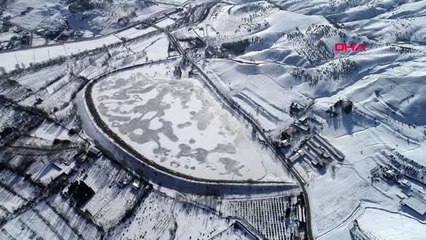 Sivas'ta 'sibirya' soğukları donduruyor