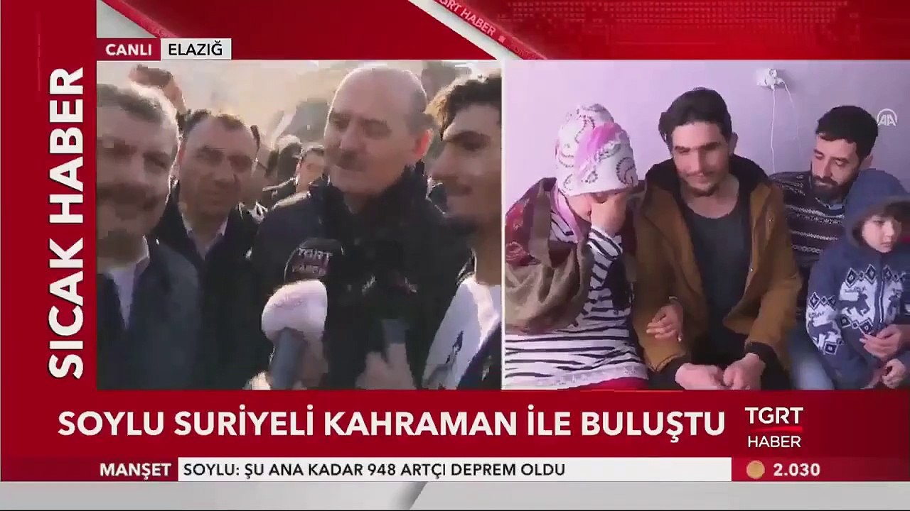 İçişleri Bakanı Süleyman Soylu Suriyeli Kahraman ile Buluşuyor