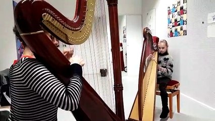 Harpe : improvisation avec Hélène Duchaillut