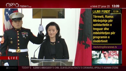 Ora News - Fjalimi i parë i ambasadores së SHBA-së, Yuri Kim: Jemi me ju krah për krah!