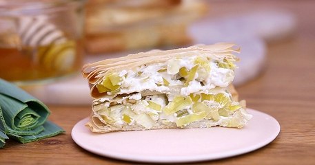 Croustillez pour la brick gourmande au poireau, chèvre frais et miel