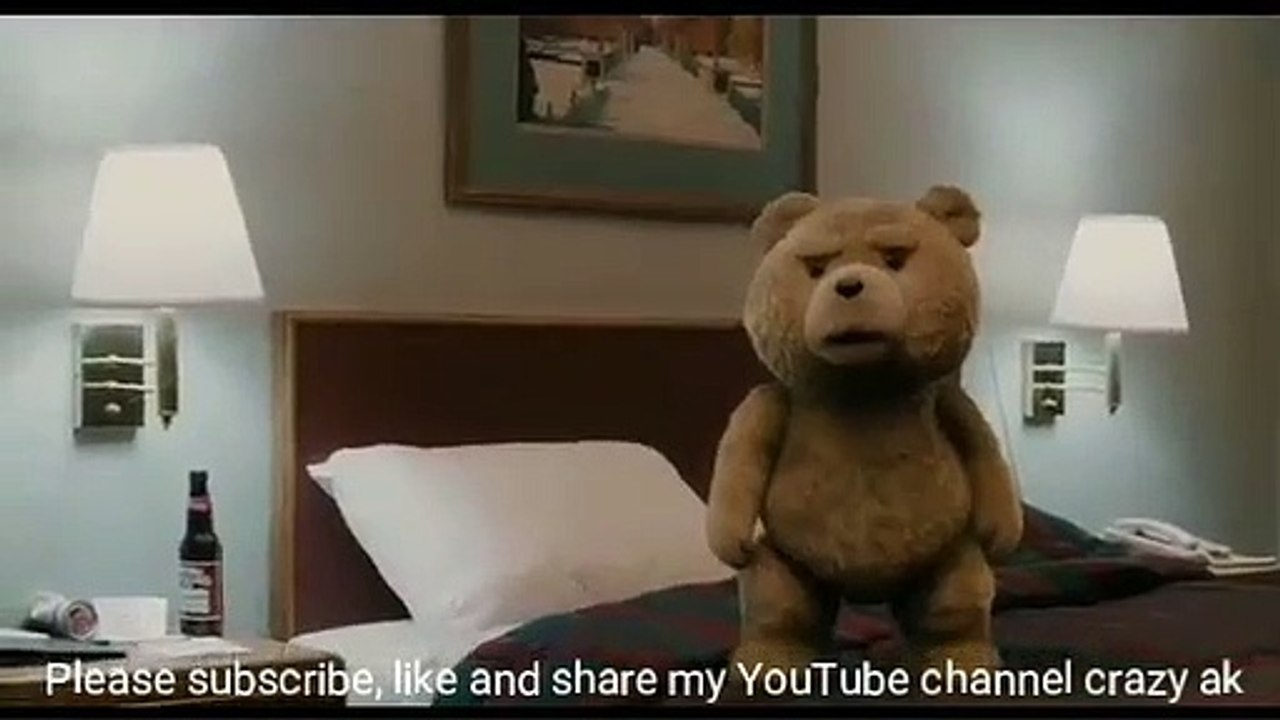 angry teddybear fights with a man (7)