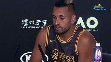 Open d'Australie 2020 - Nick Kyrgios : "I have never met Kobe Bryant ..."