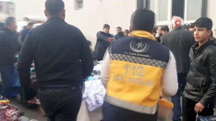 Yaralı yakınlarını bırakıp gazetecilere böyle saldırdı