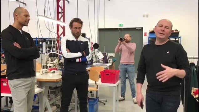 Le tennisman Lucas Pouille au Coq sportif à Romilly