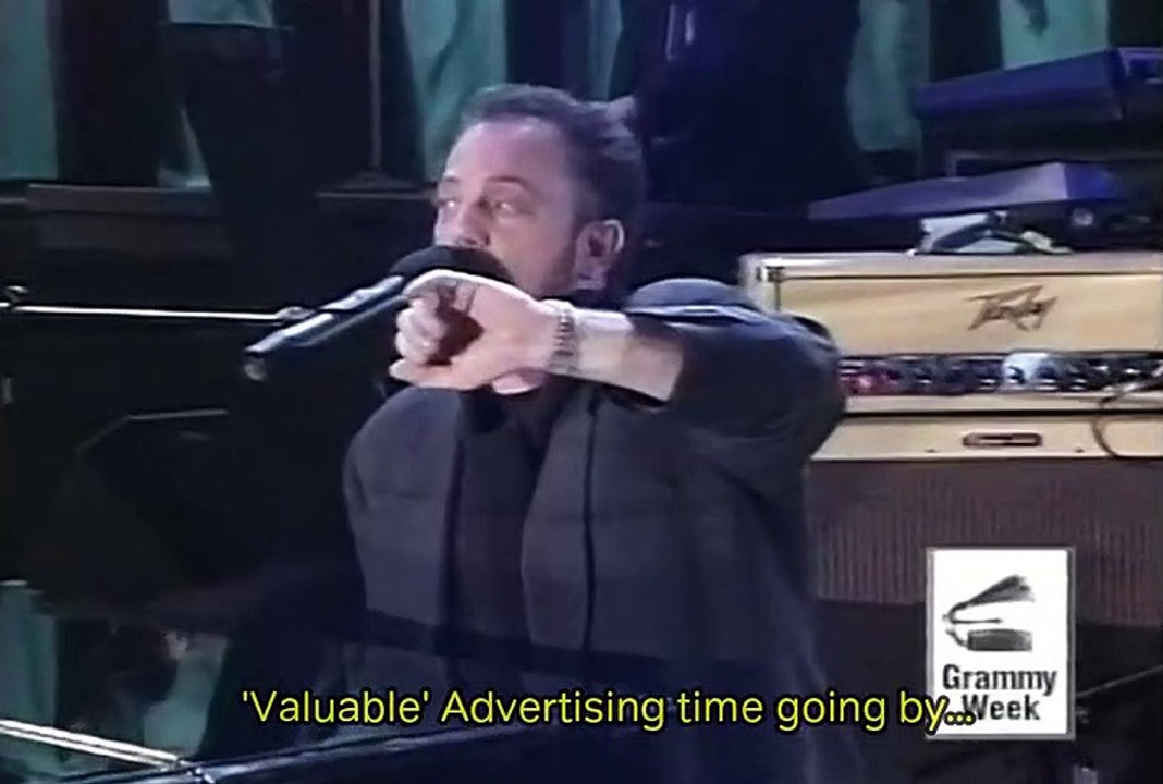 Billy Joel 1994 Grammy Awards PAUSE protest