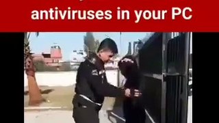 When you install two antivirus software in your pc and this happen watch till end