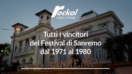 Tutti i vincitori del Festival di Sanremo dal 1971 al 1980