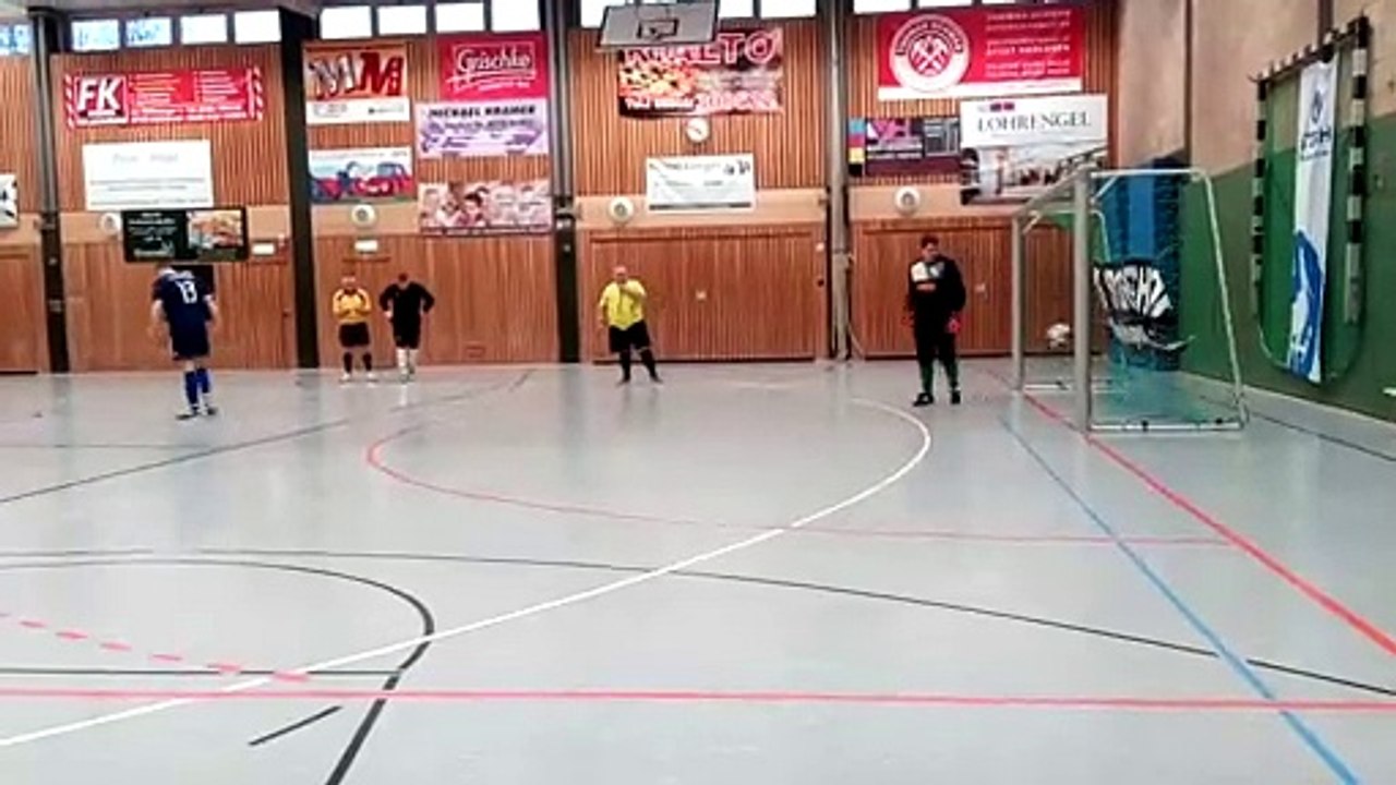 Der entscheidende Neunmeter der SSG Bishausen